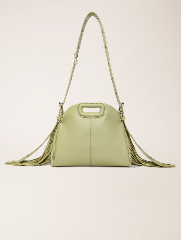 Plain leather mini Miss M bag