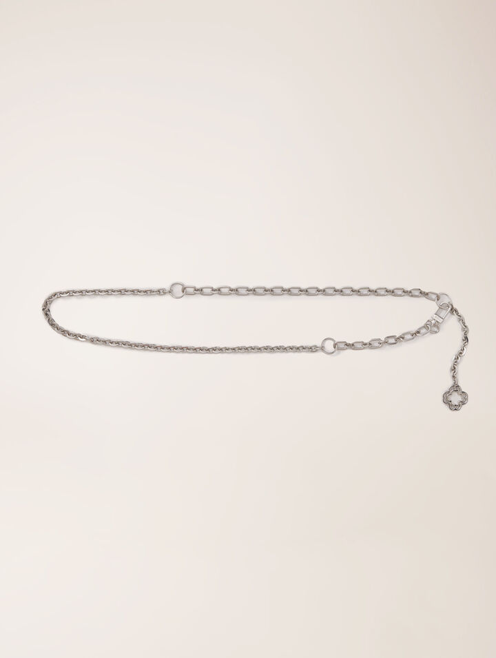 Clover logo chain belt