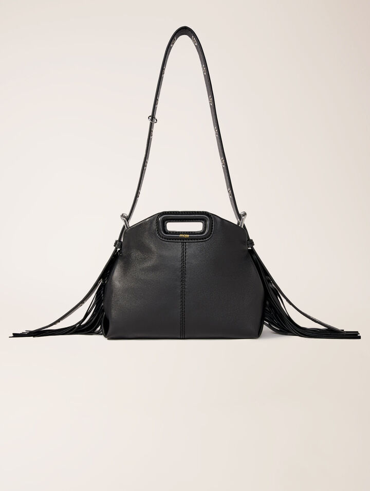 Plain leather mini Miss M bag