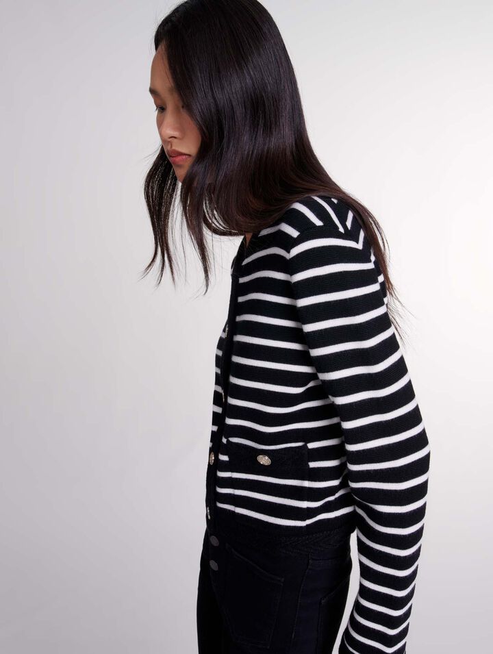 Striped cardigan 