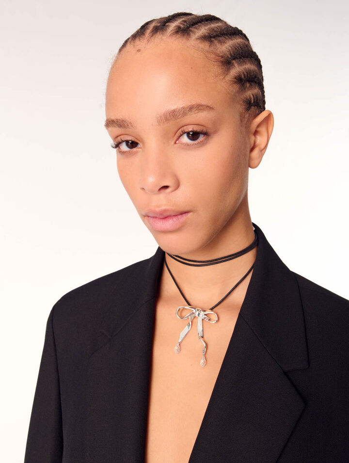 Belted suit jacket