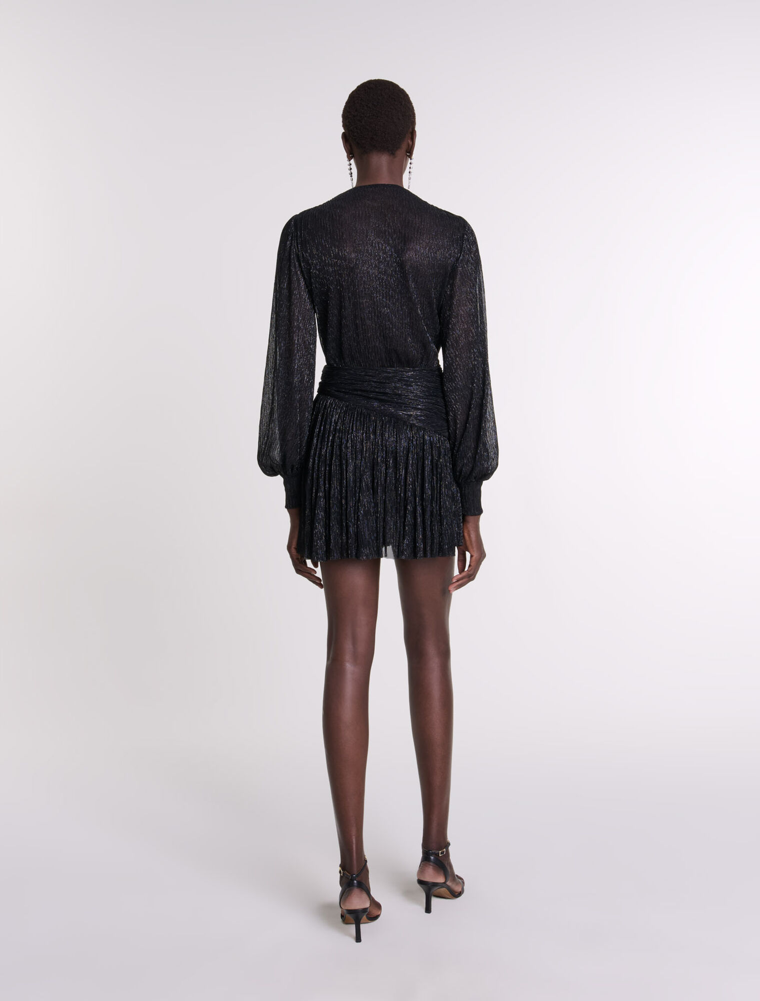 Short lamé dress