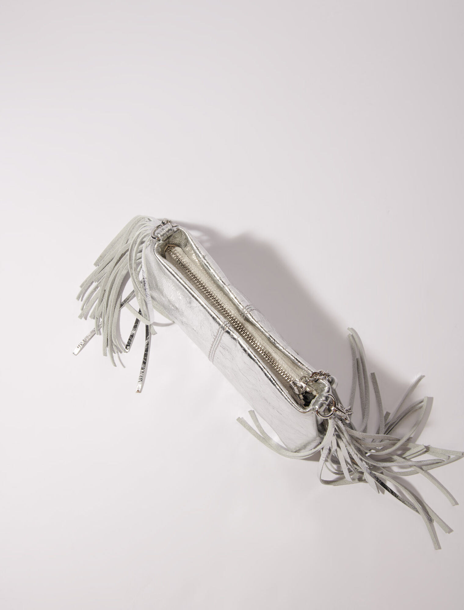 Miss M leather clutch bag