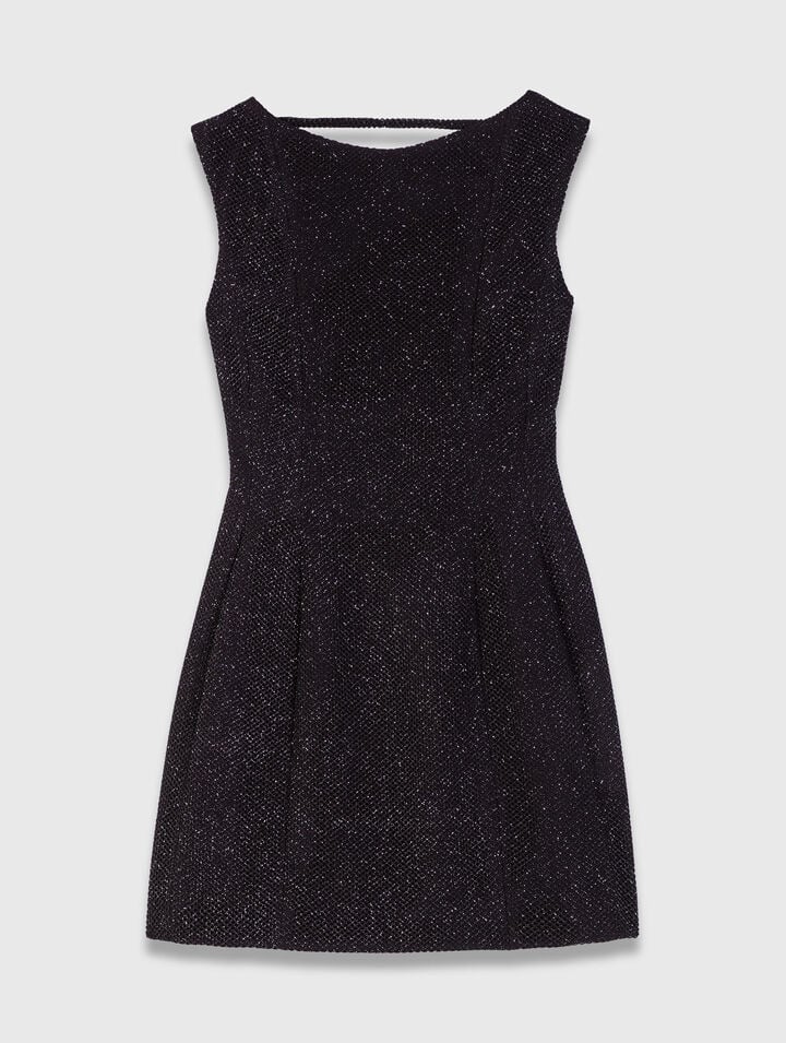 Rhinestone flared short dress
