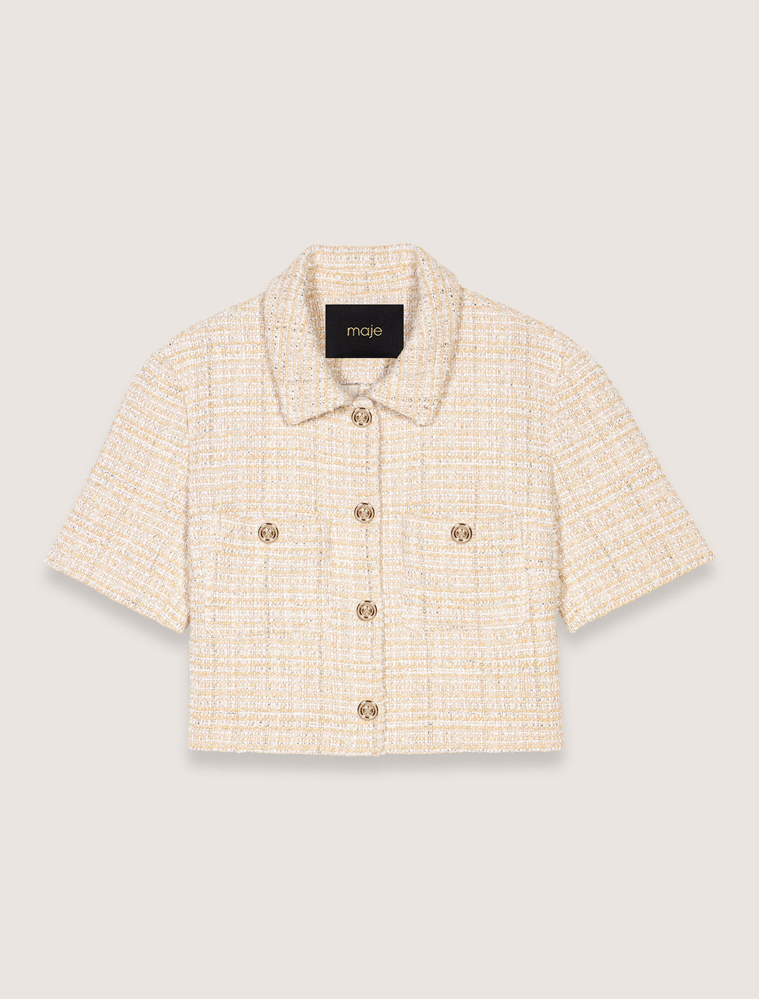 Short tweed jacket