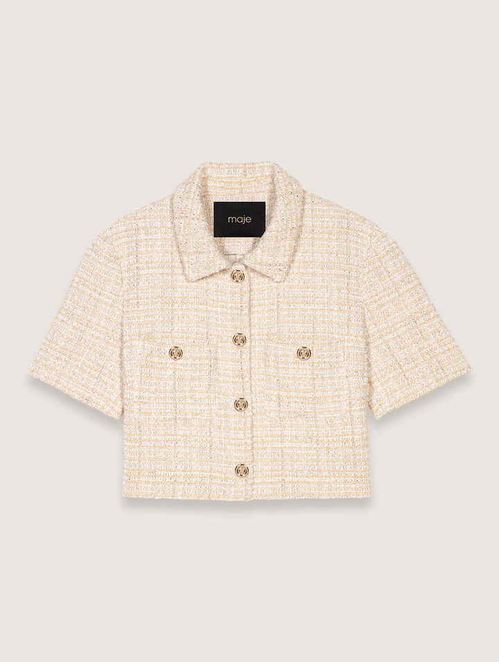 Short tweed jacket