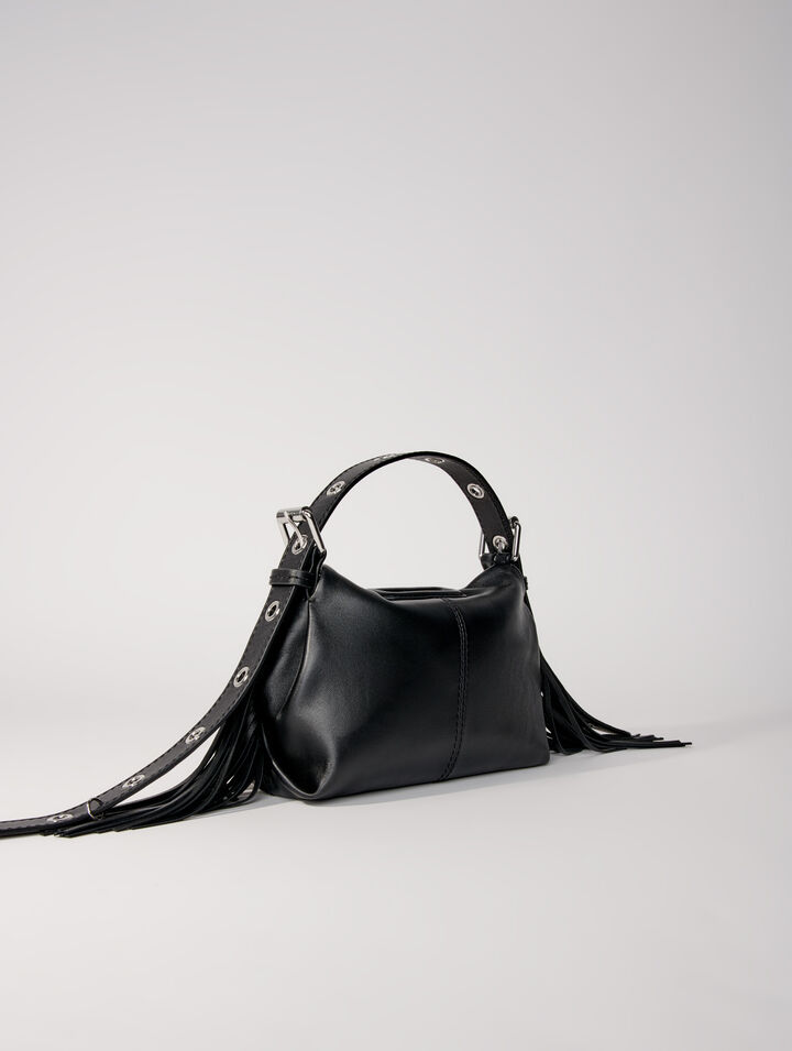 Plain leather mini Miss M bag