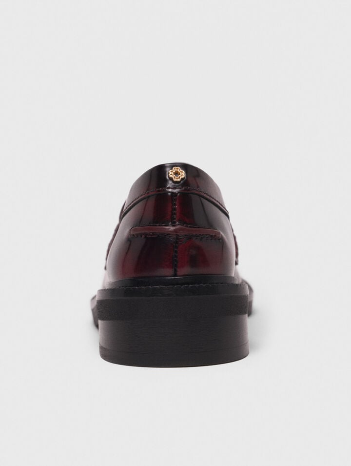 Leather loafers