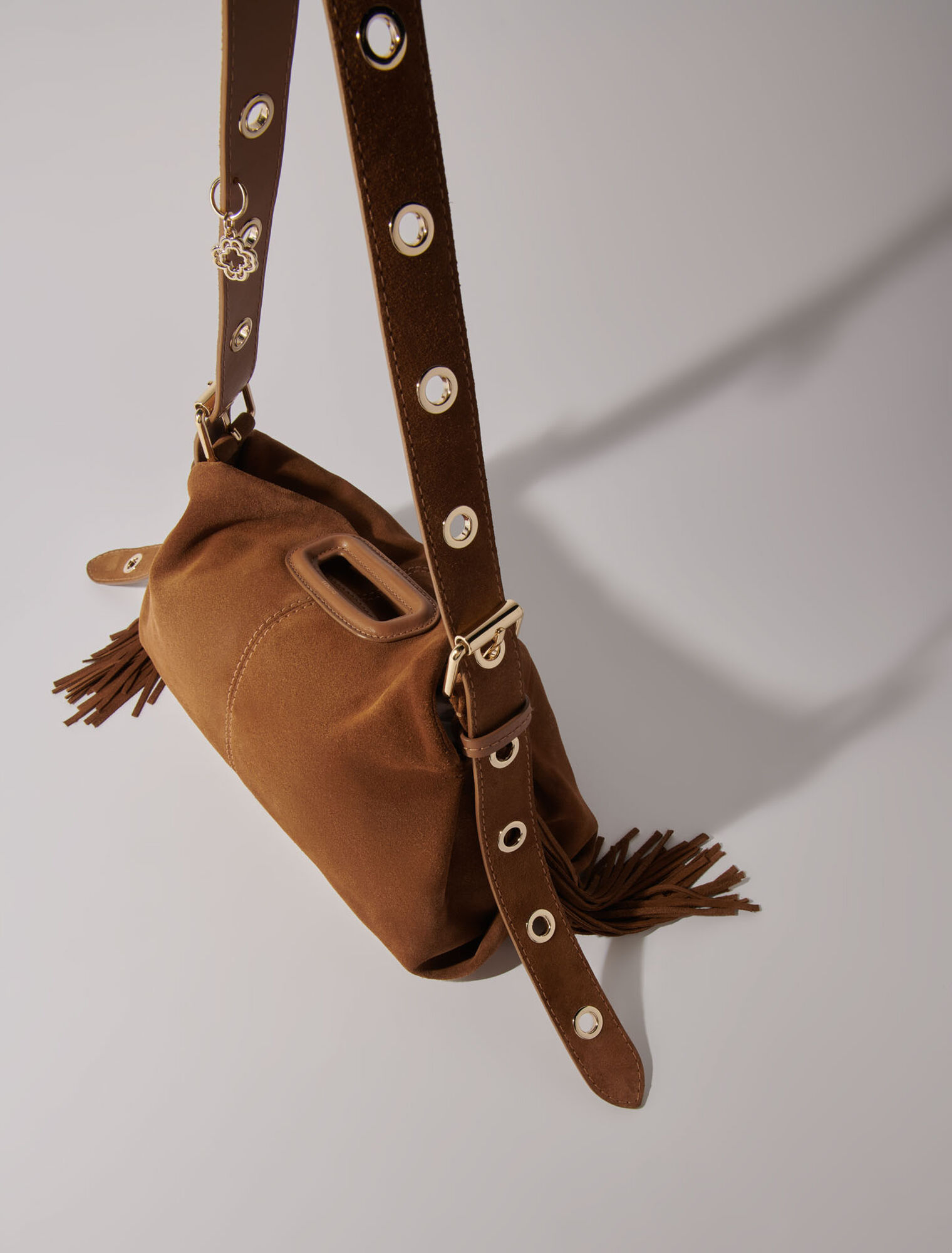 Suede Miss M bag