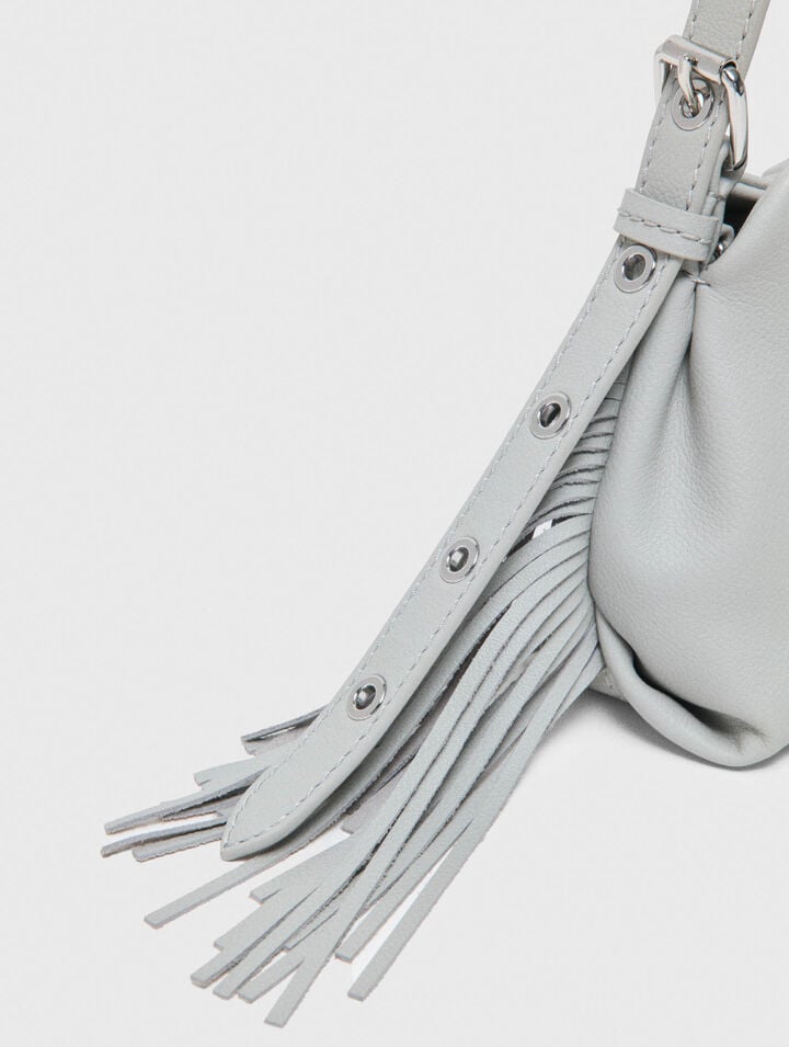 Miss M micro grained leather bag