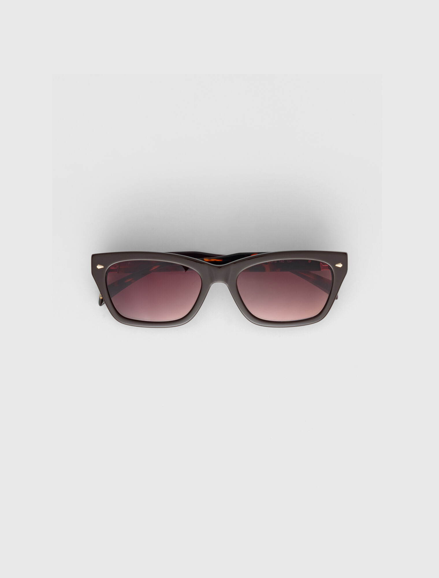 Rectangular acetate glasses