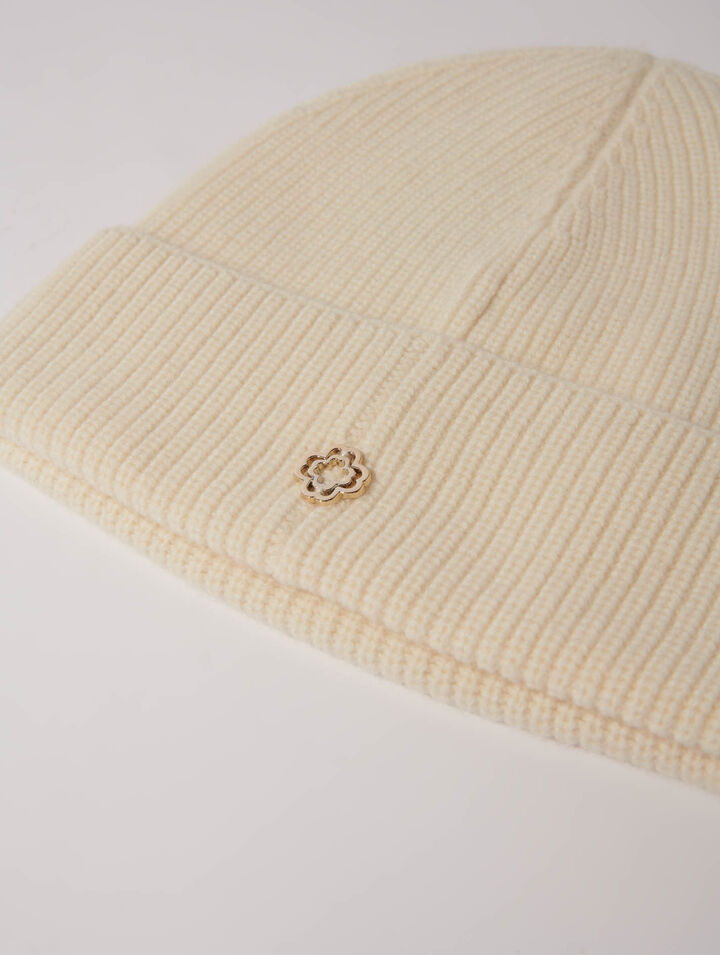 Wool and cashmere hat