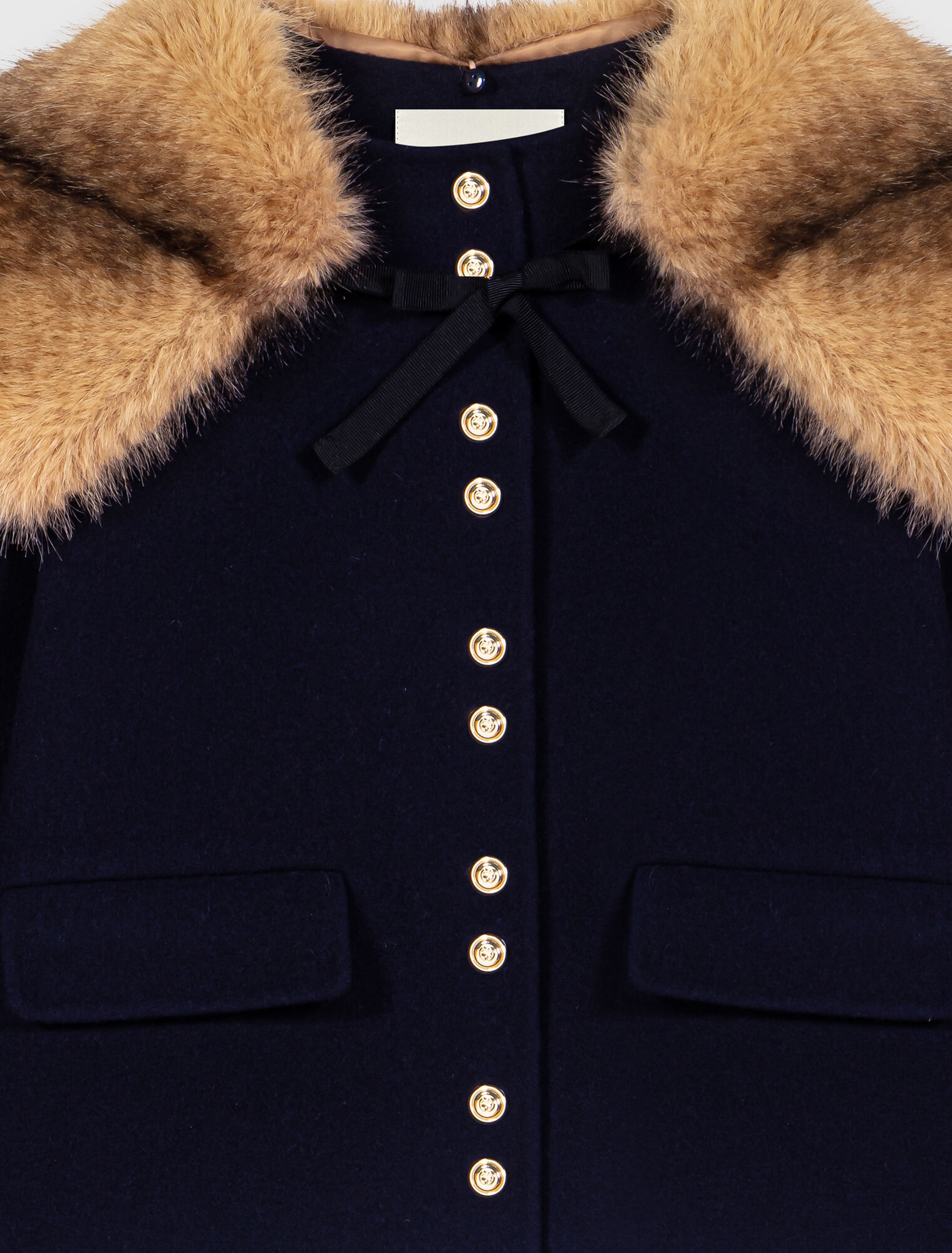Short double-faced coat