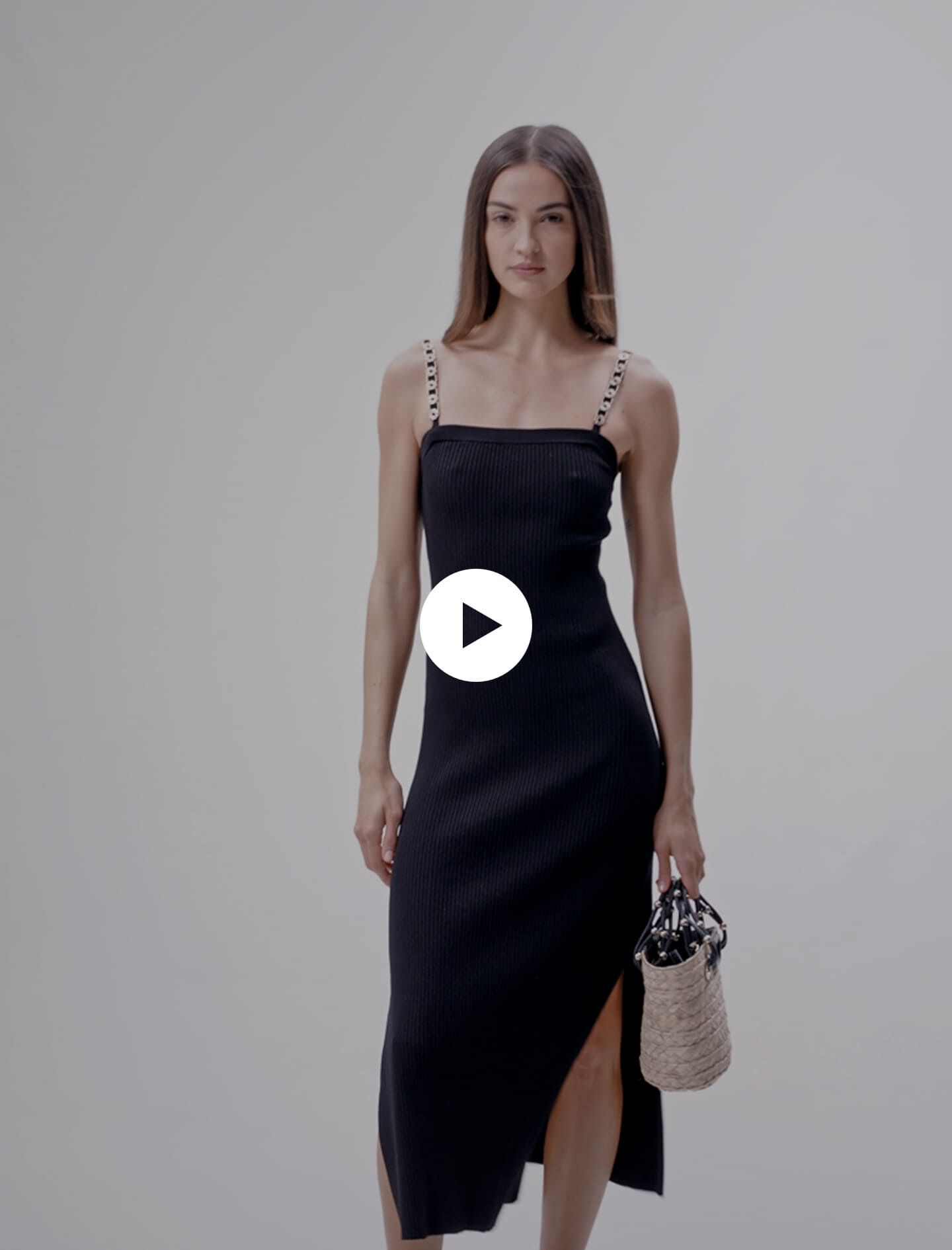 Knit maxi dress