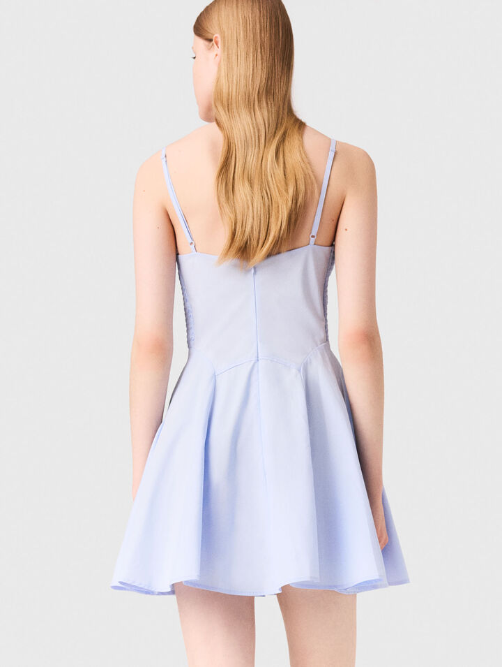 Short cotton babydoll dress