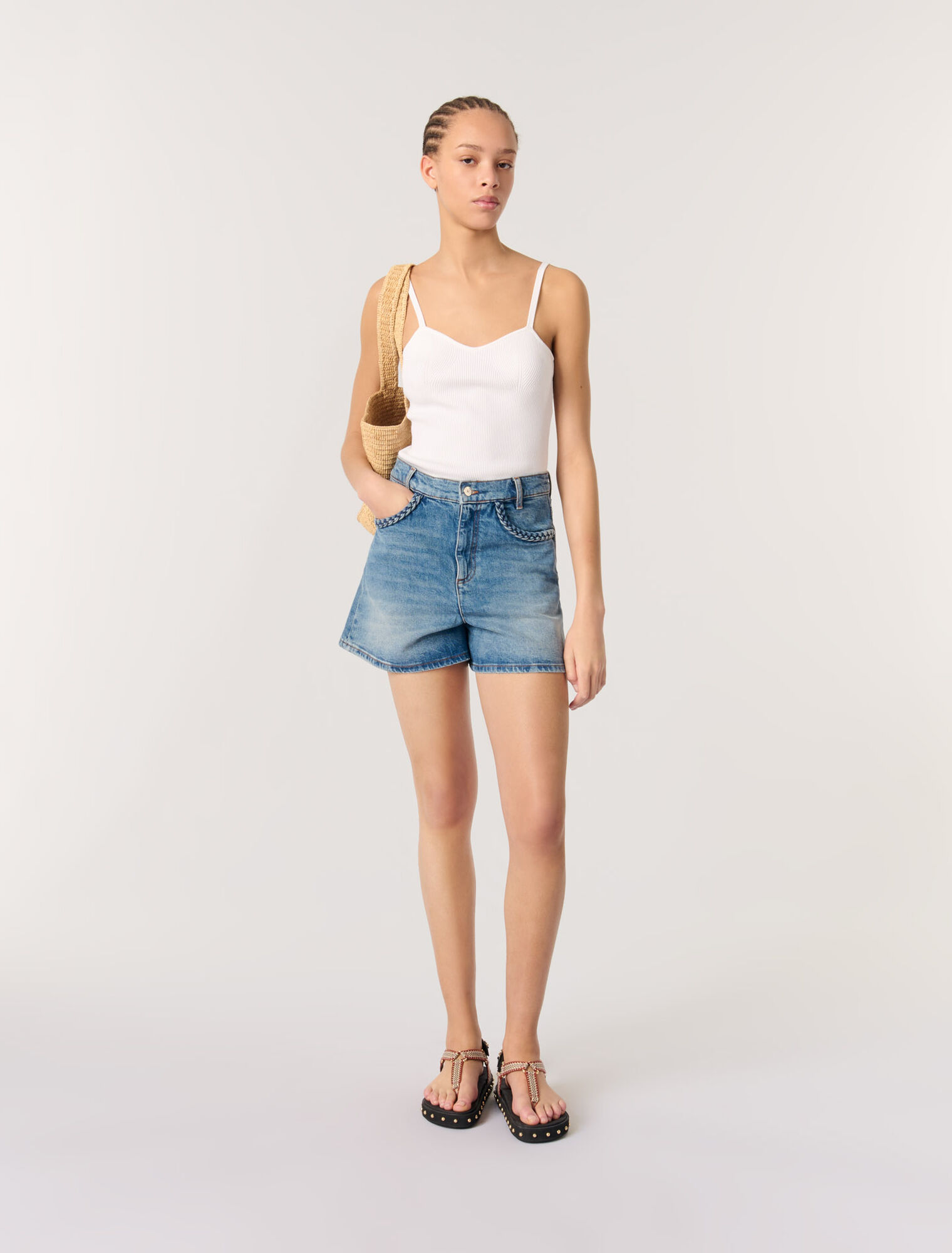 Rib knit top