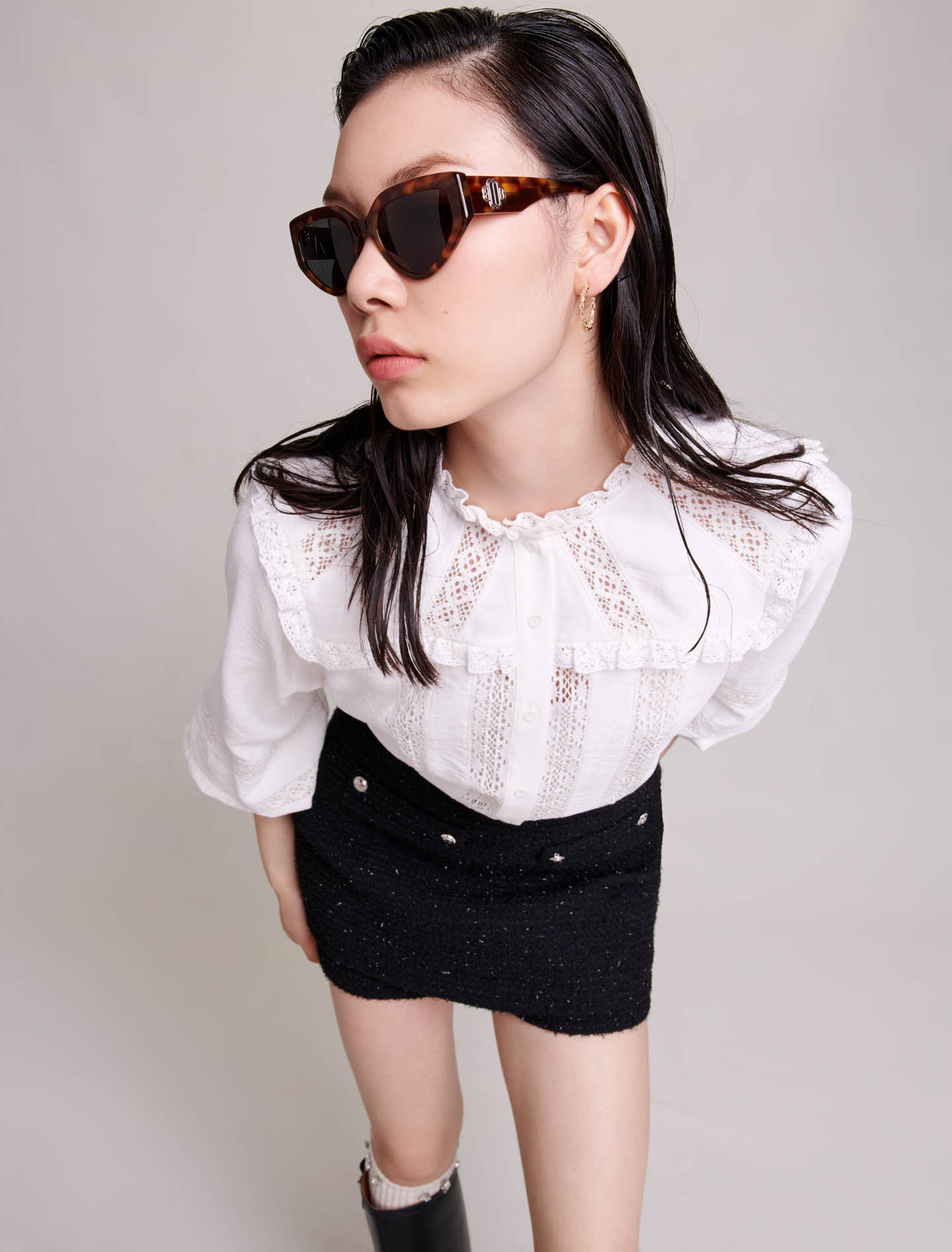 Tweed shorts