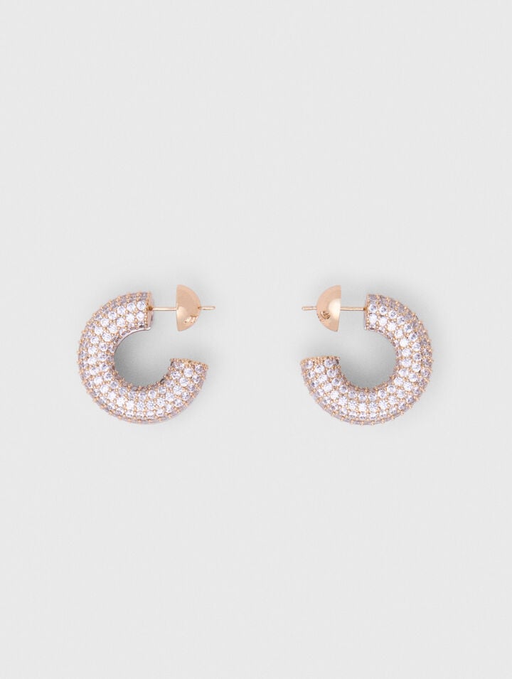 Rhinestone earrings