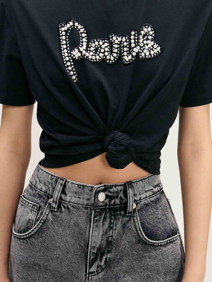 Embroidered T-shirt