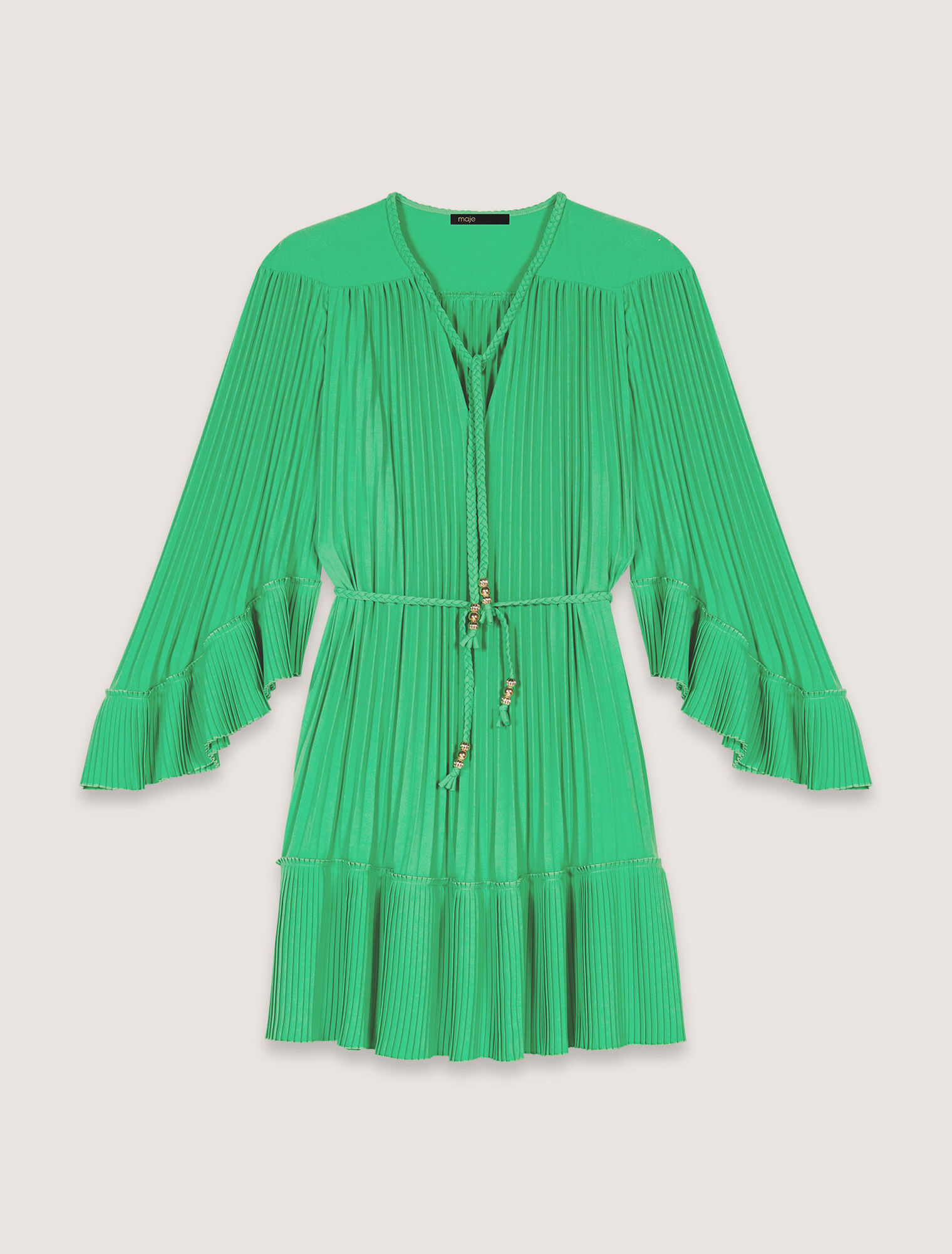 Short pleated dress
