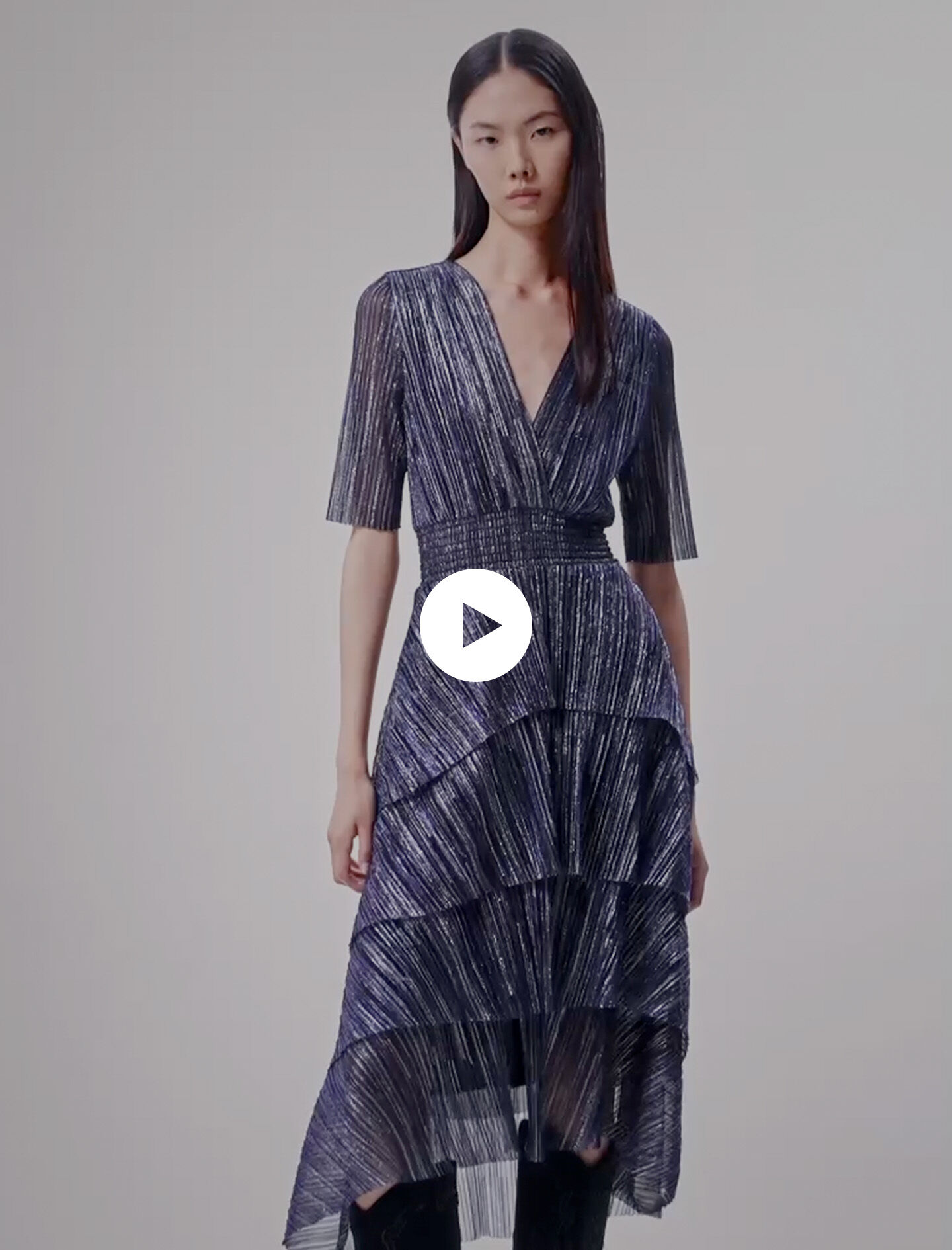 Maje ruffle dress shop