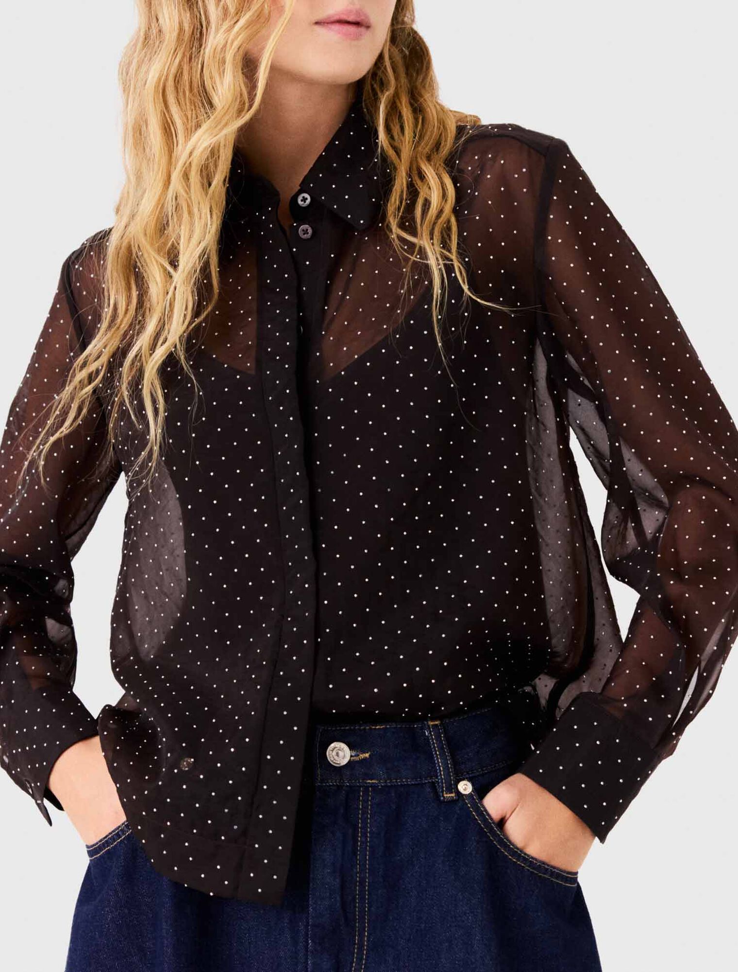 Rhinestone shirt