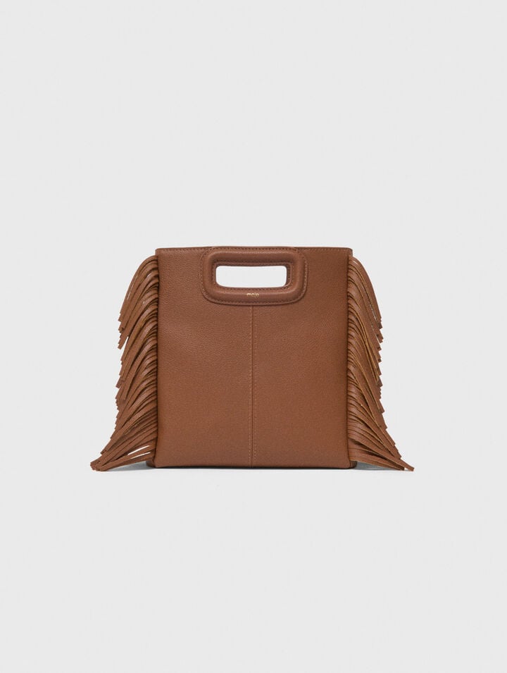 Grained leather M bag