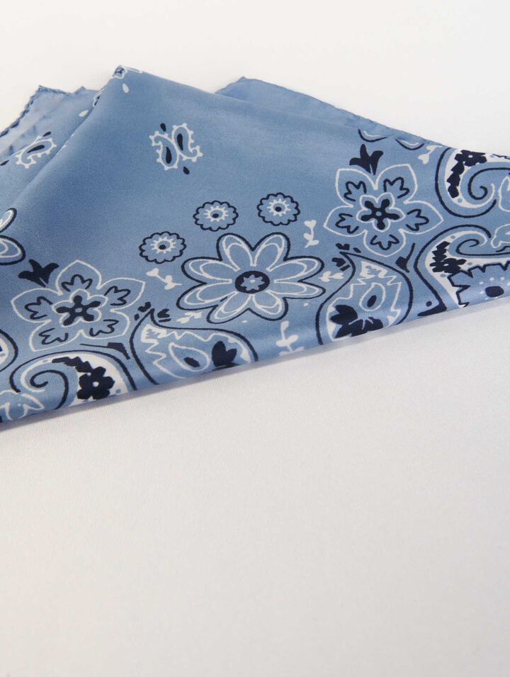Bandana print scarf