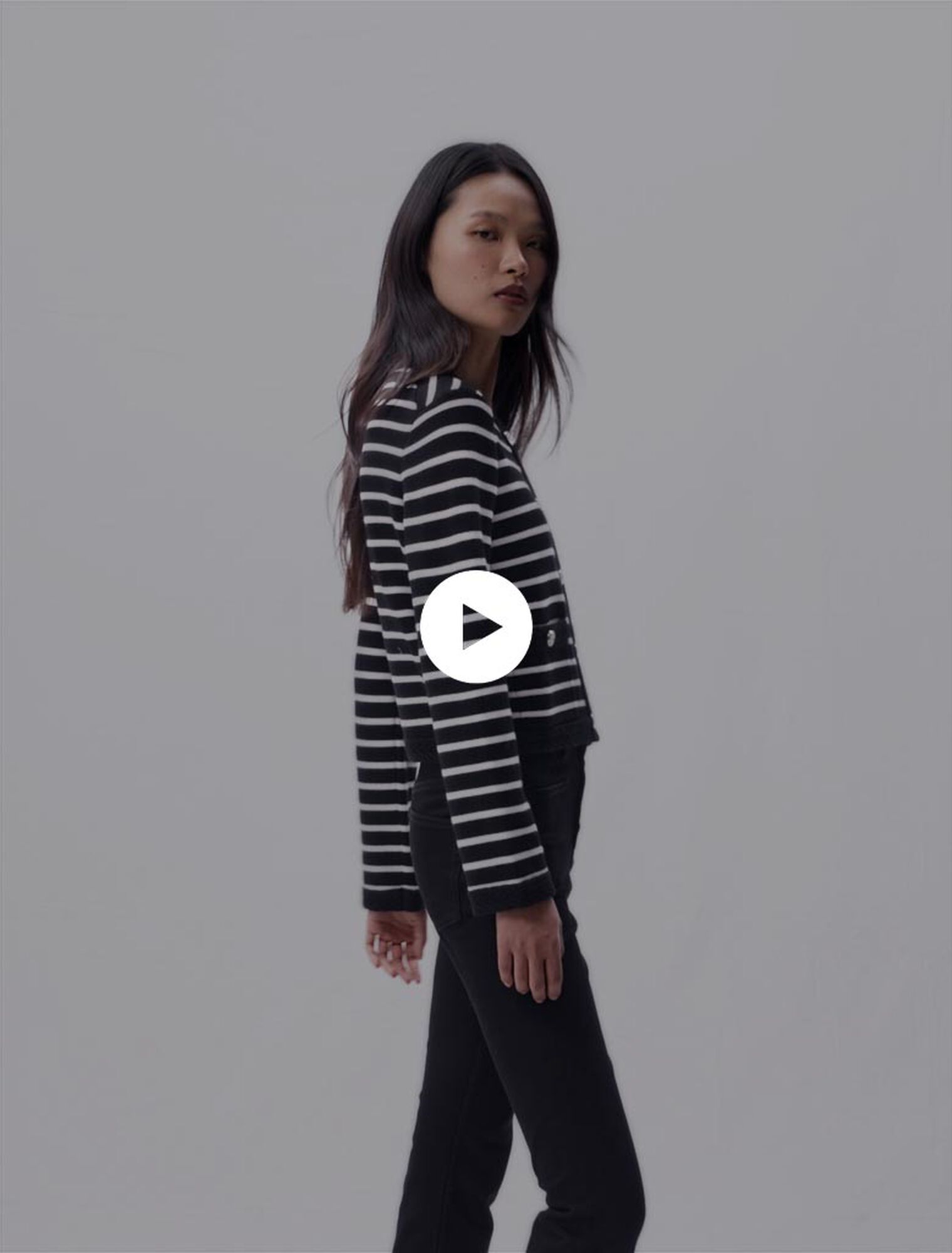 Striped cardigan 