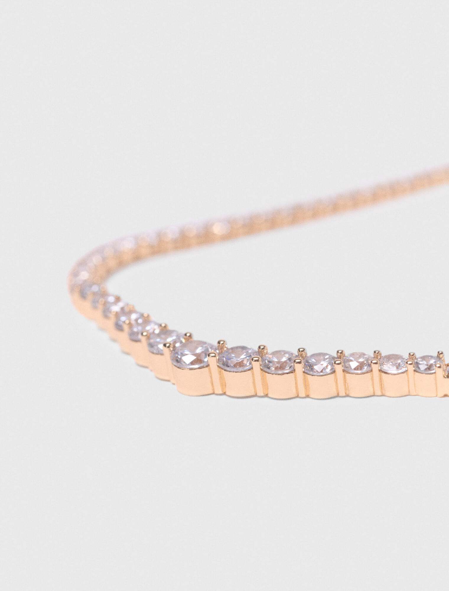 Cascade diamanté necklace