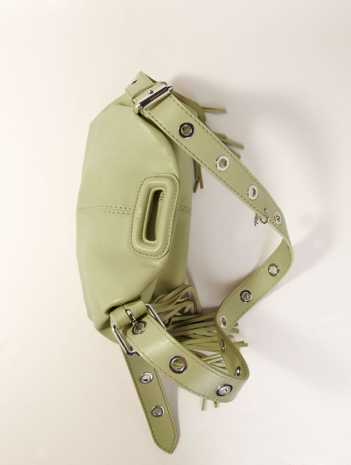 Plain leather mini Miss M bag