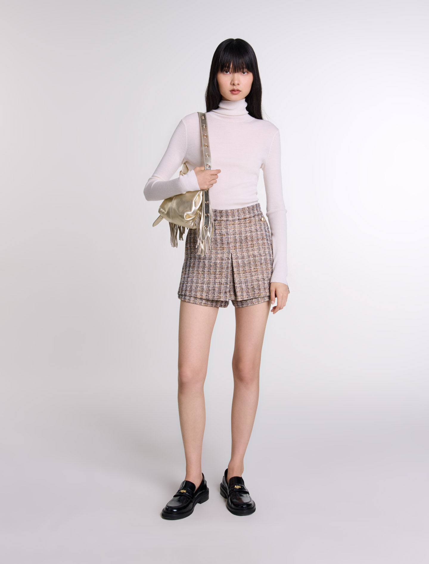 Tweed skort - Shorts | Maje