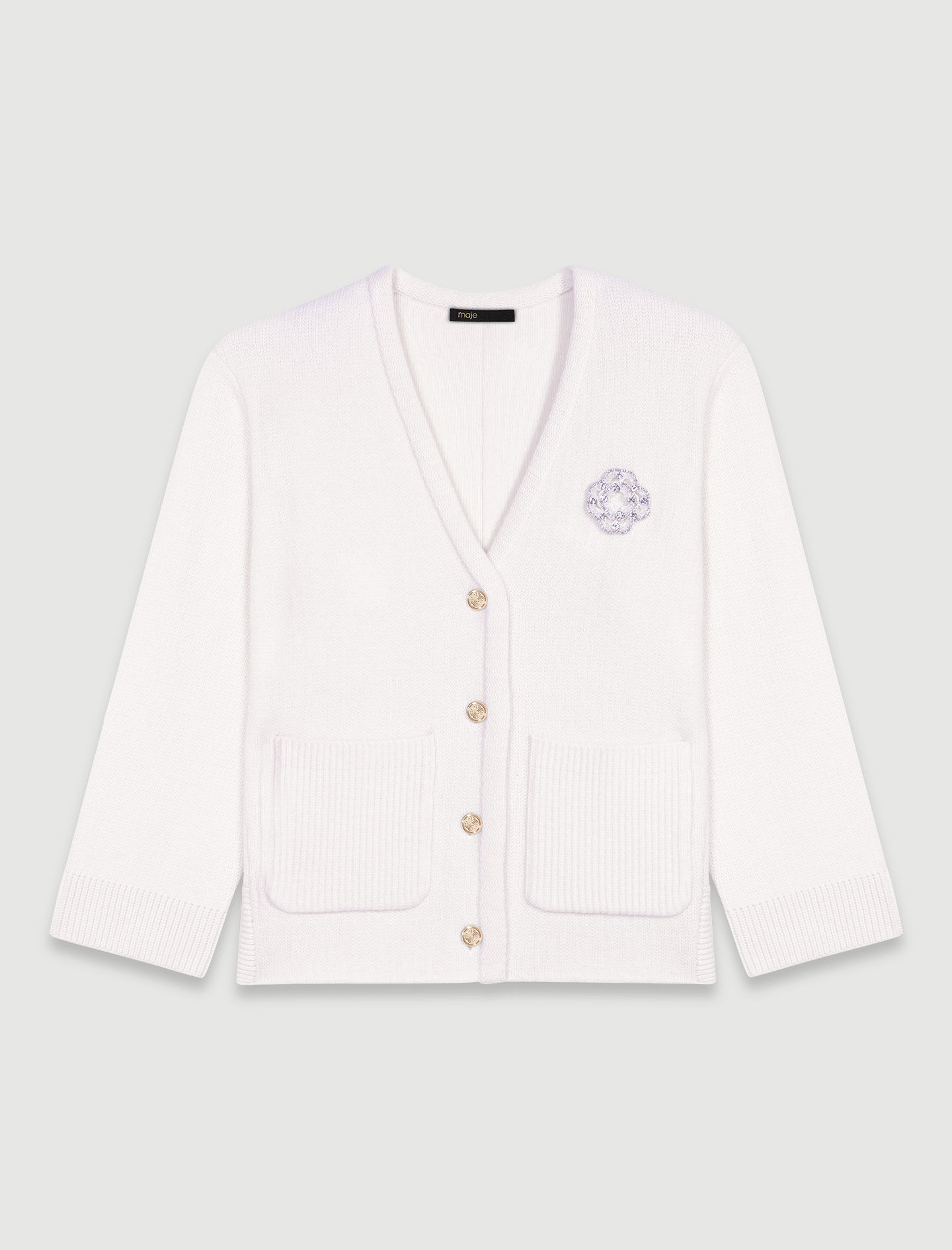 Maje white sweater new arrivals