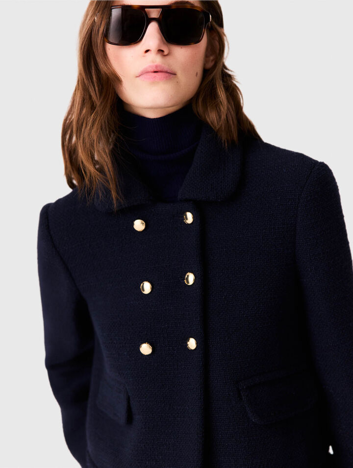 Short tweed jacket