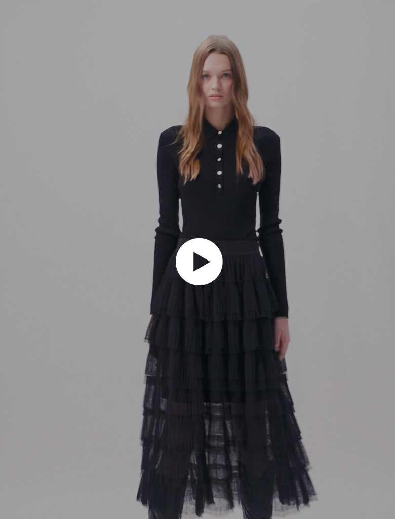 Tulle midi skirt Maxi skirts Maje