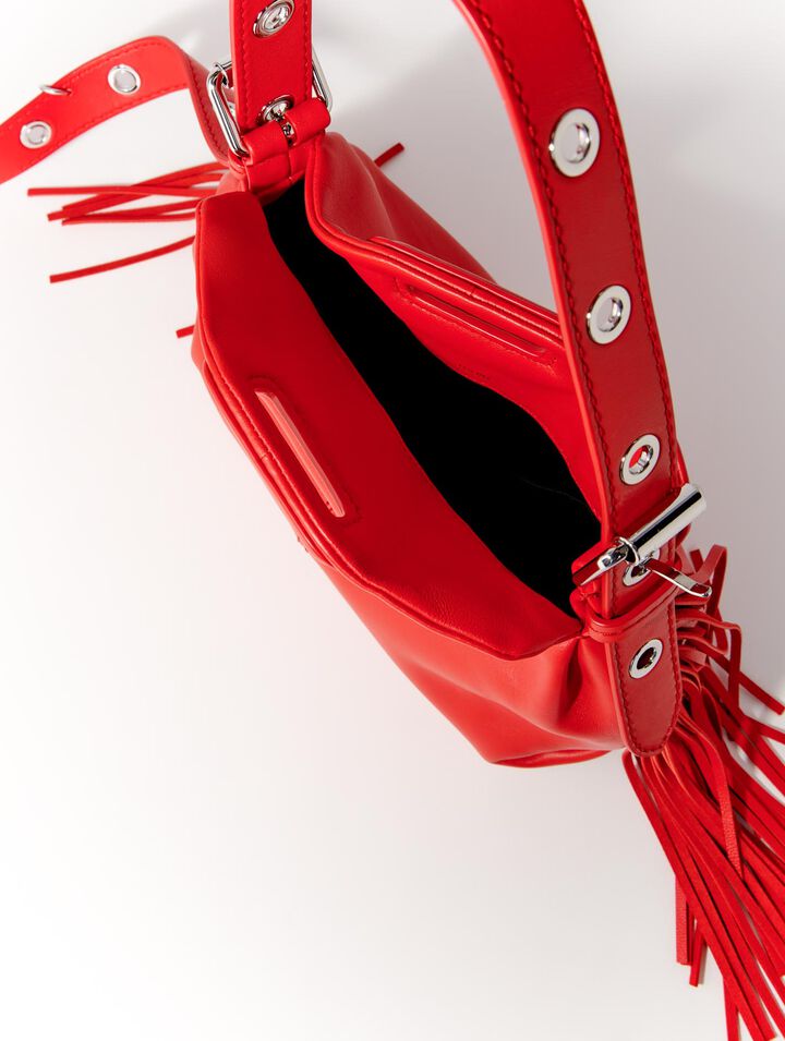 Plain leather mini Miss M bag