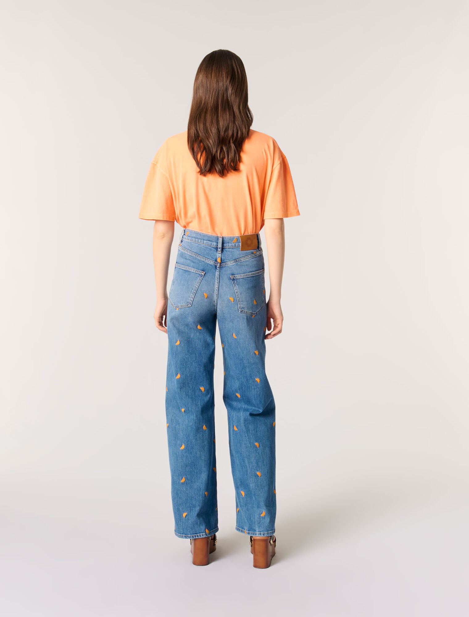 Embroidered jeans