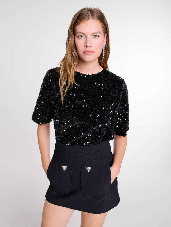 Skort-style shorts