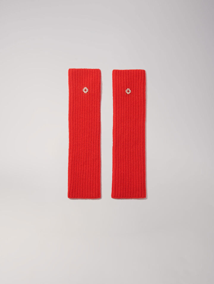 Wool and cashmere mittens