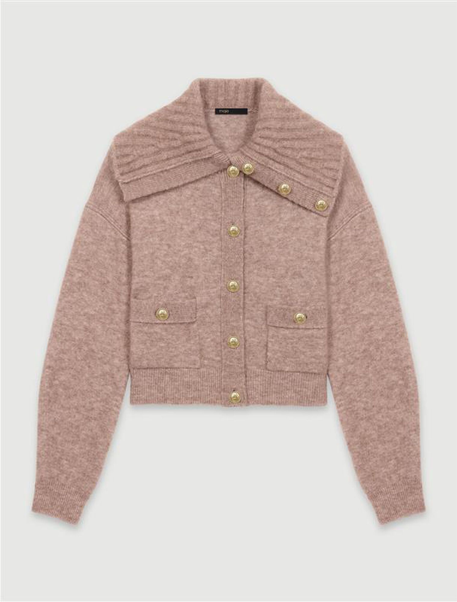 Wool-blend cardigan