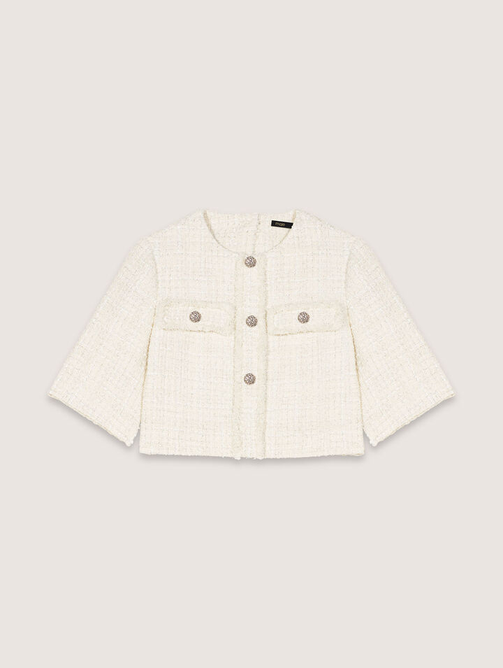 Tweed 2-in-1 short dress