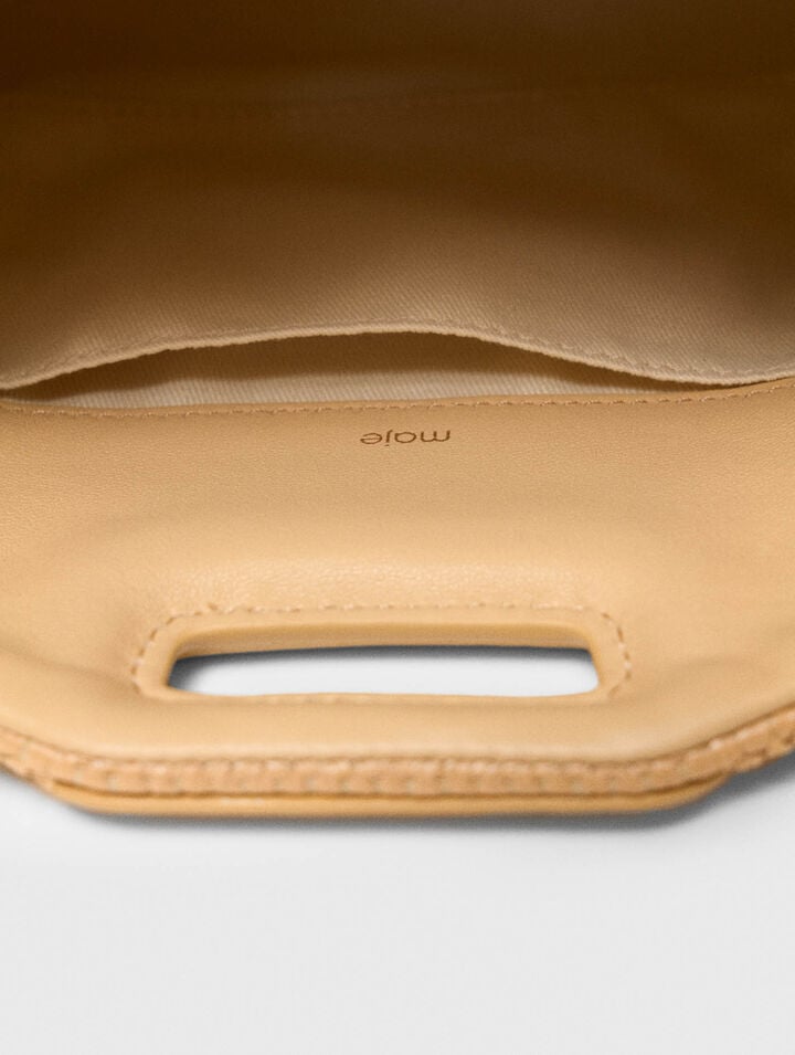 Raffia effect Miss M Mini bag
