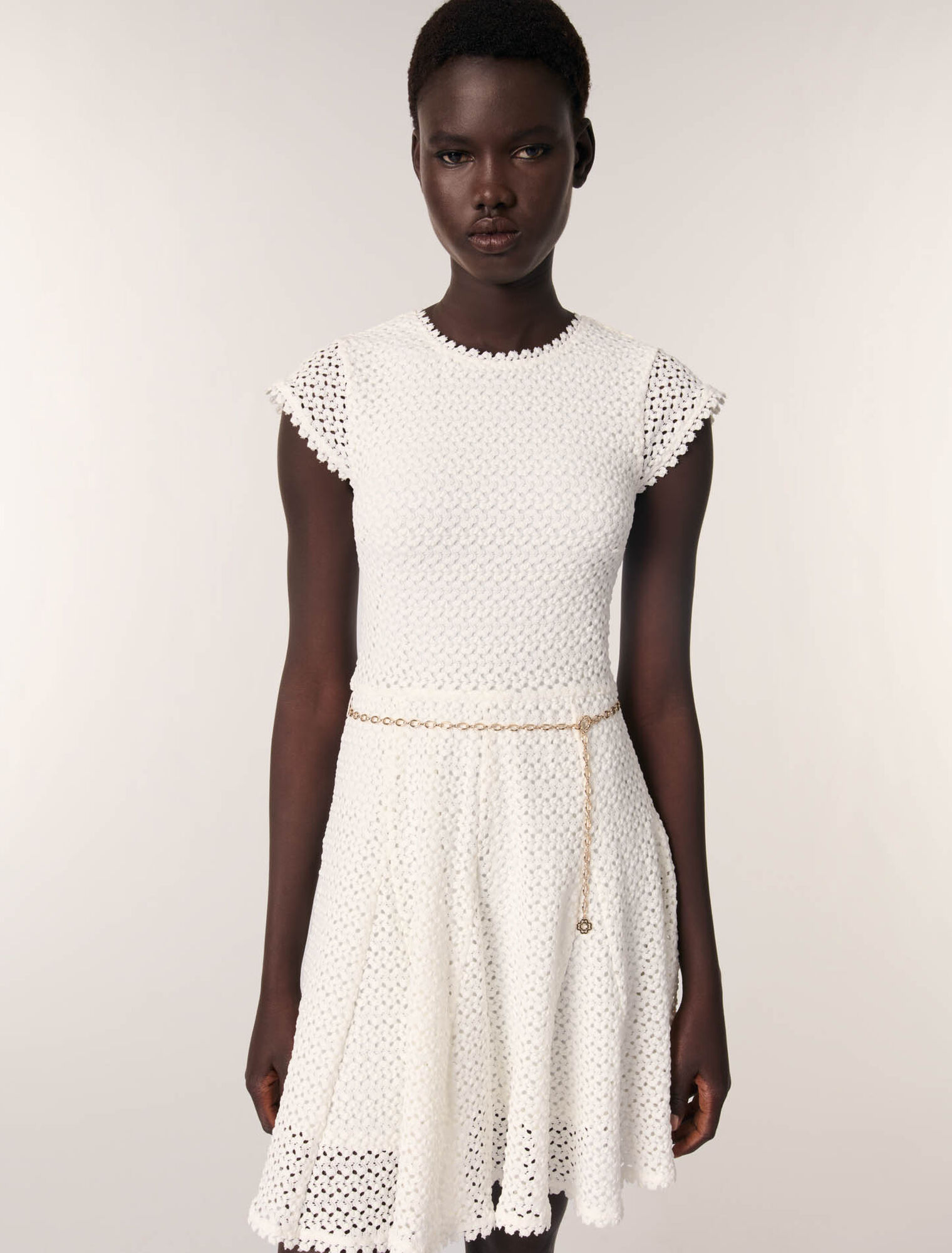 Short crochet dress