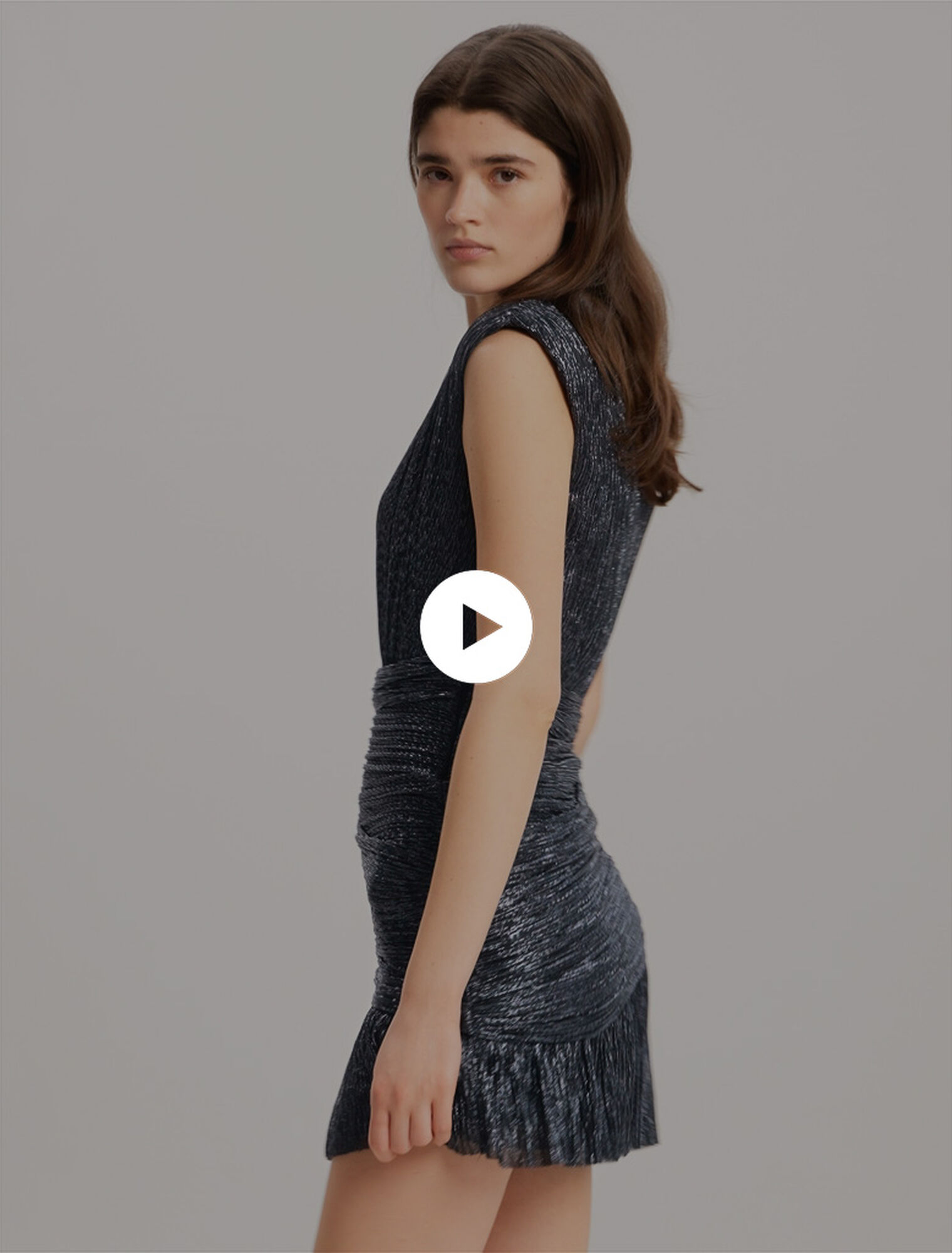Short metallic dress