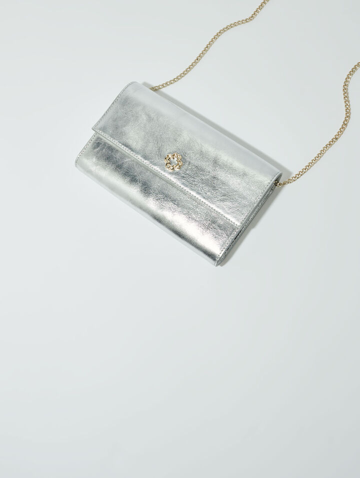 Metallic wallet bag