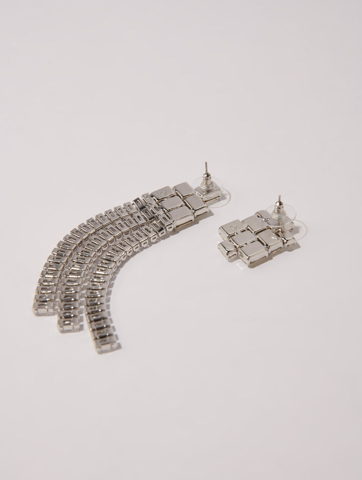Cascade diamanté earrings