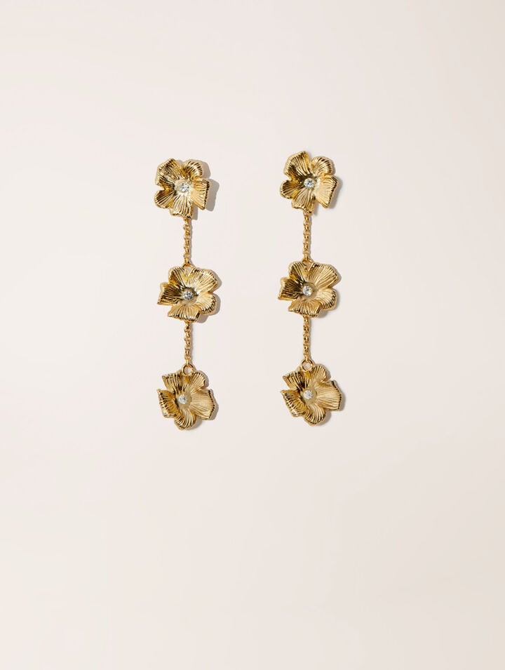 Flower earrings