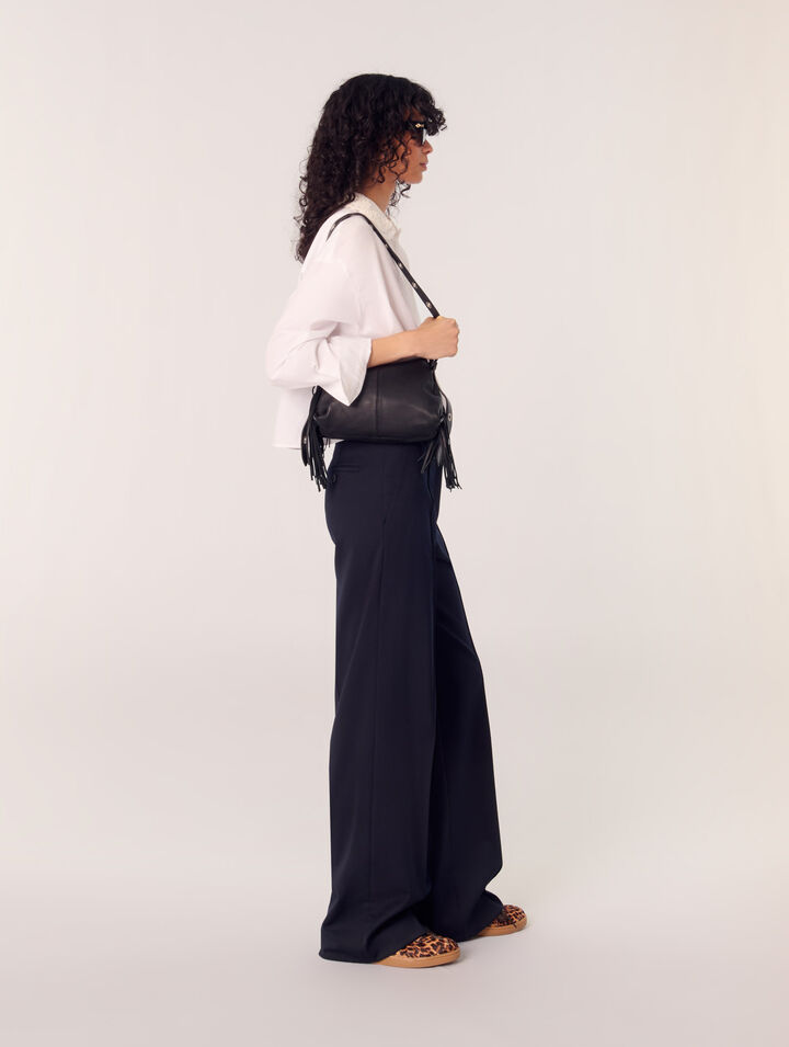 Plain leather mini Miss M bag