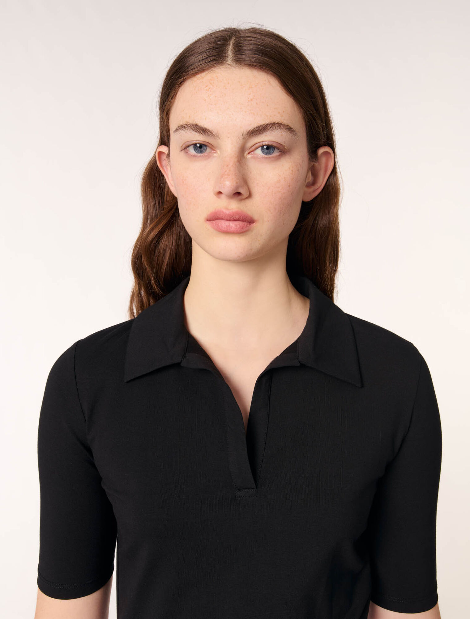 Layered-effect patterned dress