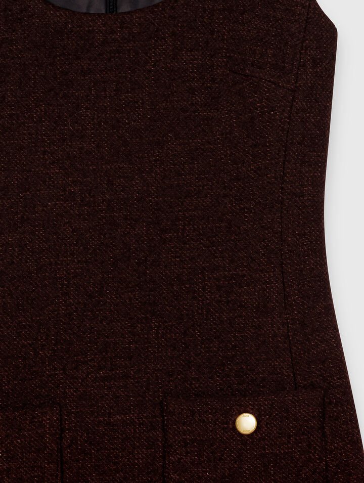 Midi tweed dress